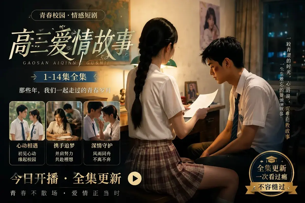 《高三爱情故事》黄果魔改AI短剧系列高清未删减全集-《高三爱情故事if篇》蓝光修复中字版-百度阿里云盘资源直链-全程高能无尿点免费观看